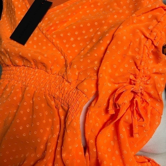 Women’s Maxi Long Dress V Neck Bohemian Loose Fit Beachwear Sleeves M Apricot - Picture 6 of 16